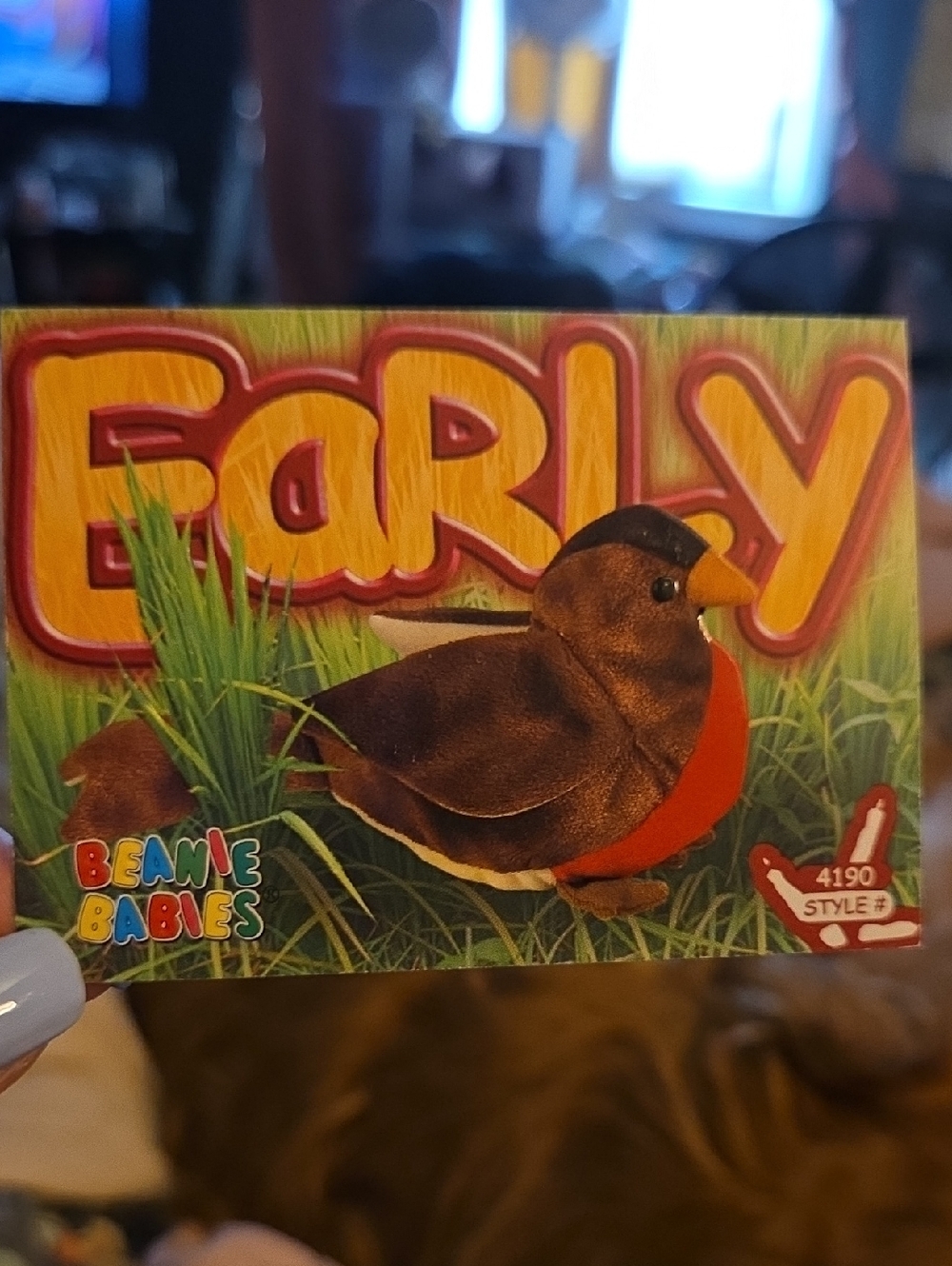 Ty Beanie Baby Early Collectible Trading Card